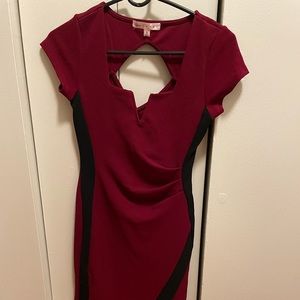 Maroon dress size small